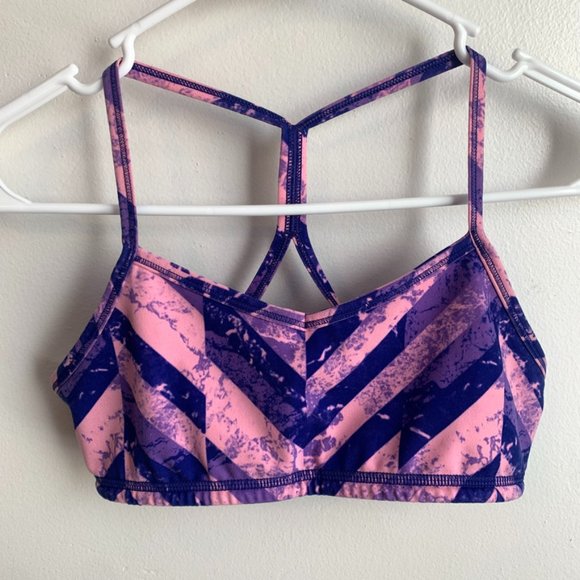 Ivivva Other - Ivivva Pink & Purple Chevron Sports Bra